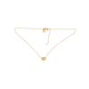 Interlocking Open Circles Pendant Necklace CO233 VP4 Gold/Pearl [Used]