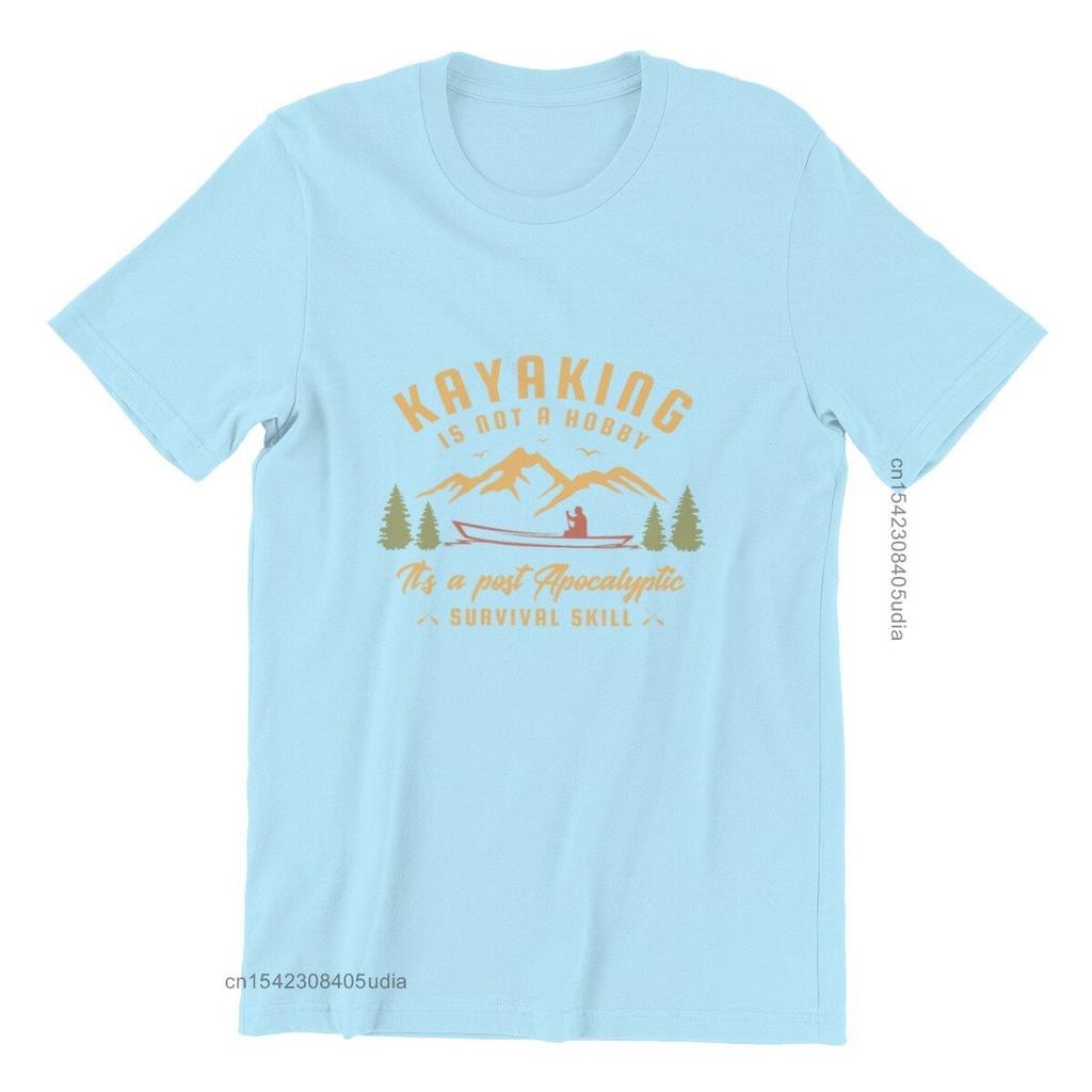 Kayaking Is Not A Hobby Its A Post Kayak Kayaking Mens TShirt Black Top TShirts Design Special Men Tees