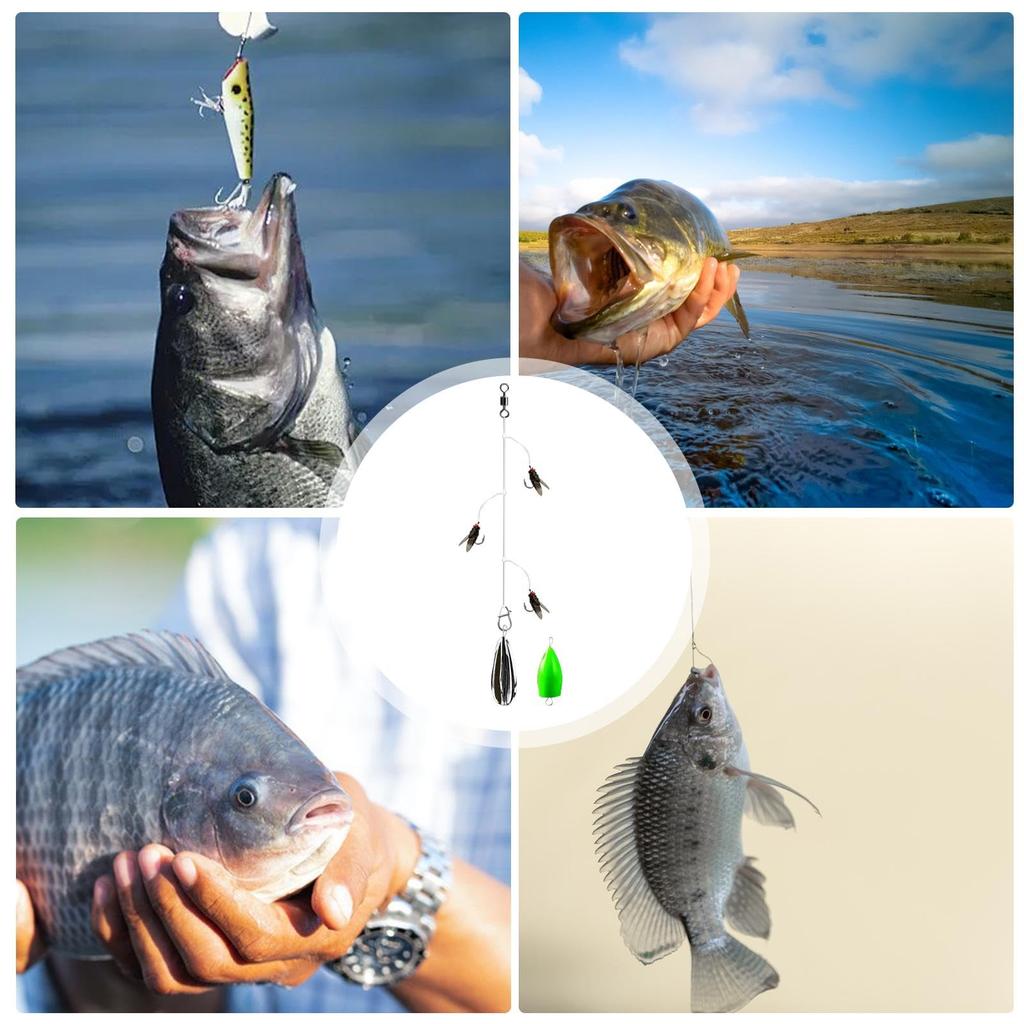 AS Cluster Soft Lure Fly Soft Bait Hook Fly Fishing Flies Hook Bionic Fly String Hook Tied Fishing Lure Trout Bass Tackle Pike