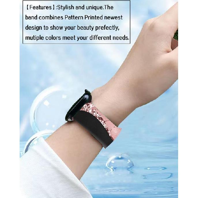 Band Compatible with iWatch Band 38mm 40mm 41mm 42mm 44mm 45mm 49mm for Women, Silicone Wristbands Replacement Strap for iWatch Ultra 2/Ultra/SE 2/