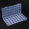32 Grid Compartment Plastic Transparent Storage Box Jewelry Earring Bead Screw Organizer Case Container Display Holder
