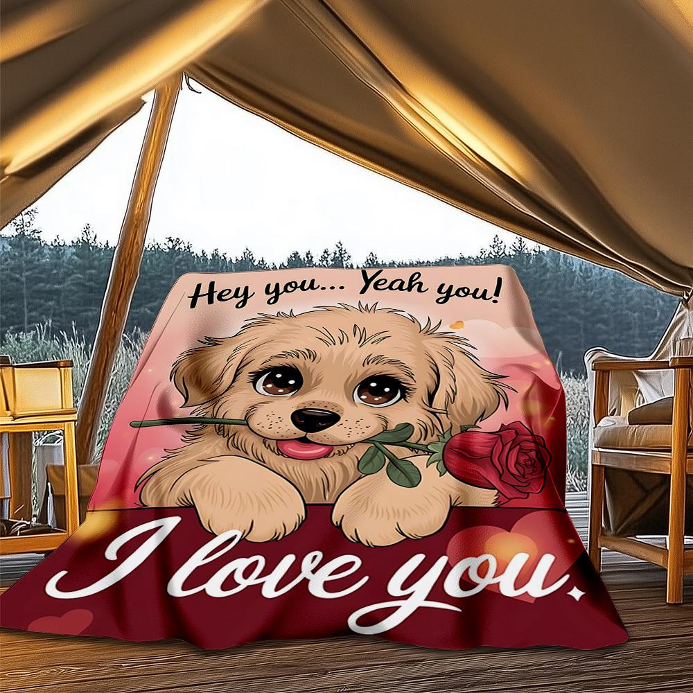

1pc Christmas Decorations Throw Blanket Polyester Fiber, Lightweight Flannel, Soft & Warm, All Season Use for Outdoor, Camping 80x120cm