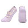 Fashion Cross Tied Yoga Socks Women Combed Cotton   Lace Dance Fitness Socks  Pilates Socks for Women