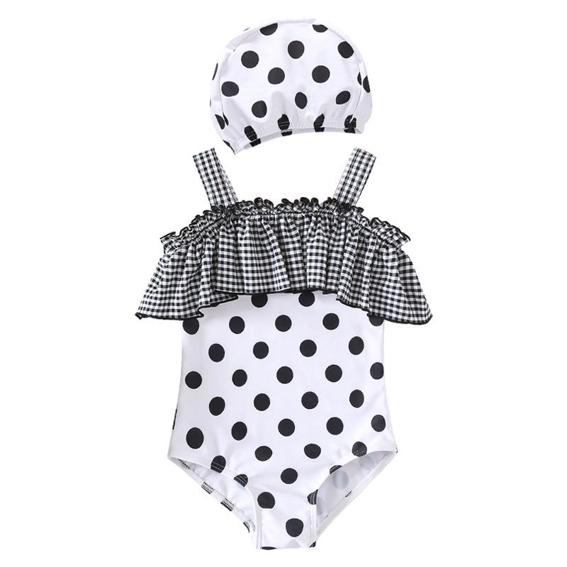 SWIMTOWN Kids' Quick-Dry Nylon One-Piece Swimsuit - Cute & Fashionable Swimwear for Girls