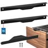 Kotarbau® Moderner Kantenmöbelgriff Aluminium Matt Schwarz 192 / 212 Mm Set mit 2 Stück