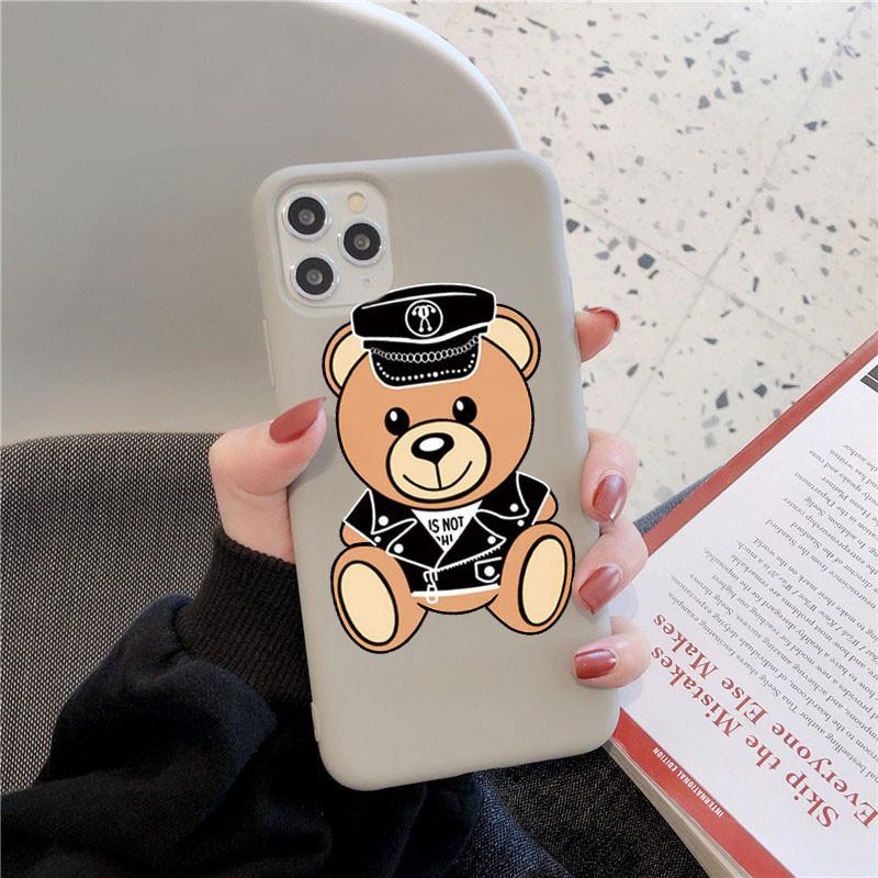 Cute Italy Bear Cover For Xiaomi Redmi Note 9 8 10 Pro 9s S 8T 7 5 6 9C Mi Poco X3 NFC F3 9T Pro 11 10 9 SE A3 10T Lite TPU Case