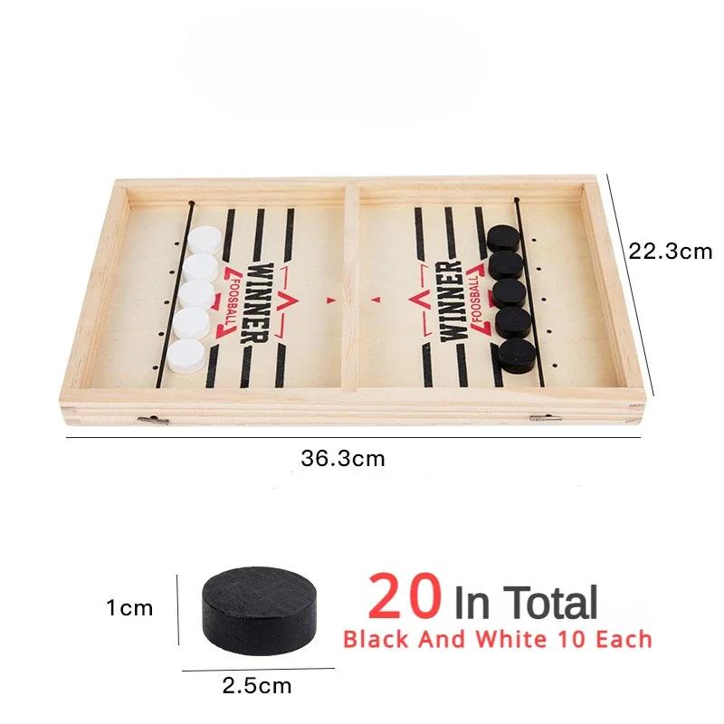 Table Football Catapult Chess Double Battle Board Ice Hockey Game Adult Parent-child Interaction Children's Family Party Toys