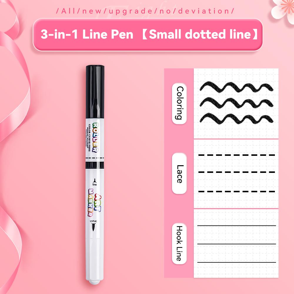 

1шт линейный маркер изогнутый канцелярский художественный контурный цветной маркер маркер