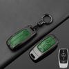 Alloy Leather Car Smart Key Case Cover Protection Shell For Mercedes Benz C E S GLC W205 W213 X253 W222 W166 W176 W246 Keychain QT1