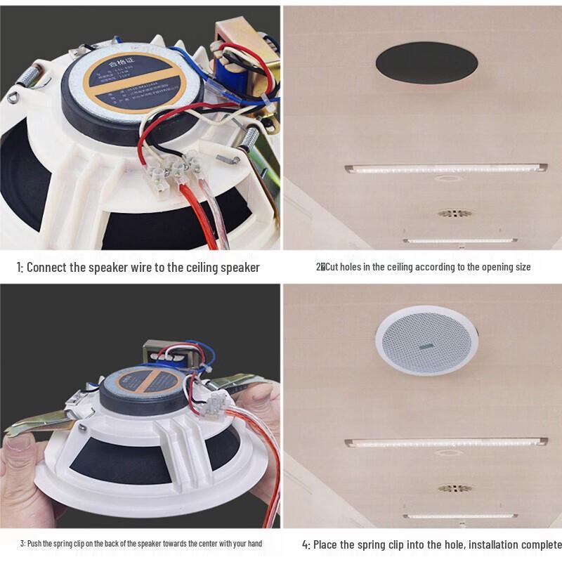 Di You Ceiling Speaker Public Broadcasting System CN Plug (adapter Included)