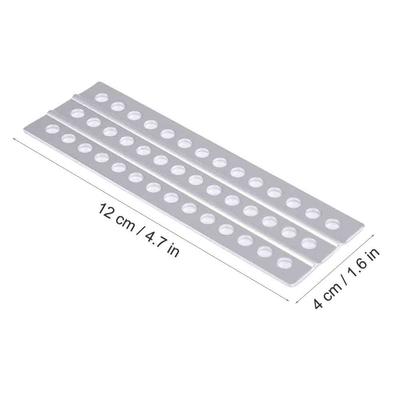 2 Peças de Escada de Areia de Metal Placa de Recuperação Brinquedo para Veículo RC Crawler 1/10