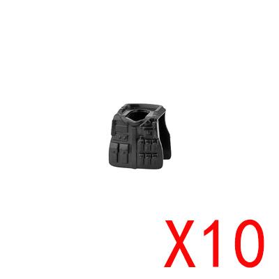 MOC City Building Blocks Weapons Accessories Special Forces Tactical Vest Armor Body Figure Helmet Equipment Pack Brick K062