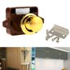 Lock Button Catch Lock Push Zinc Alloy 26mm Cabinet Camper Cupboard Door Latch Knob Button Catch Lock High Quality
