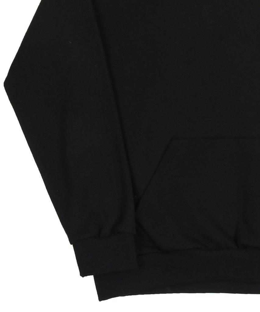 [Unisex] Small Drawing Smile Hoodie_Black/White Logo