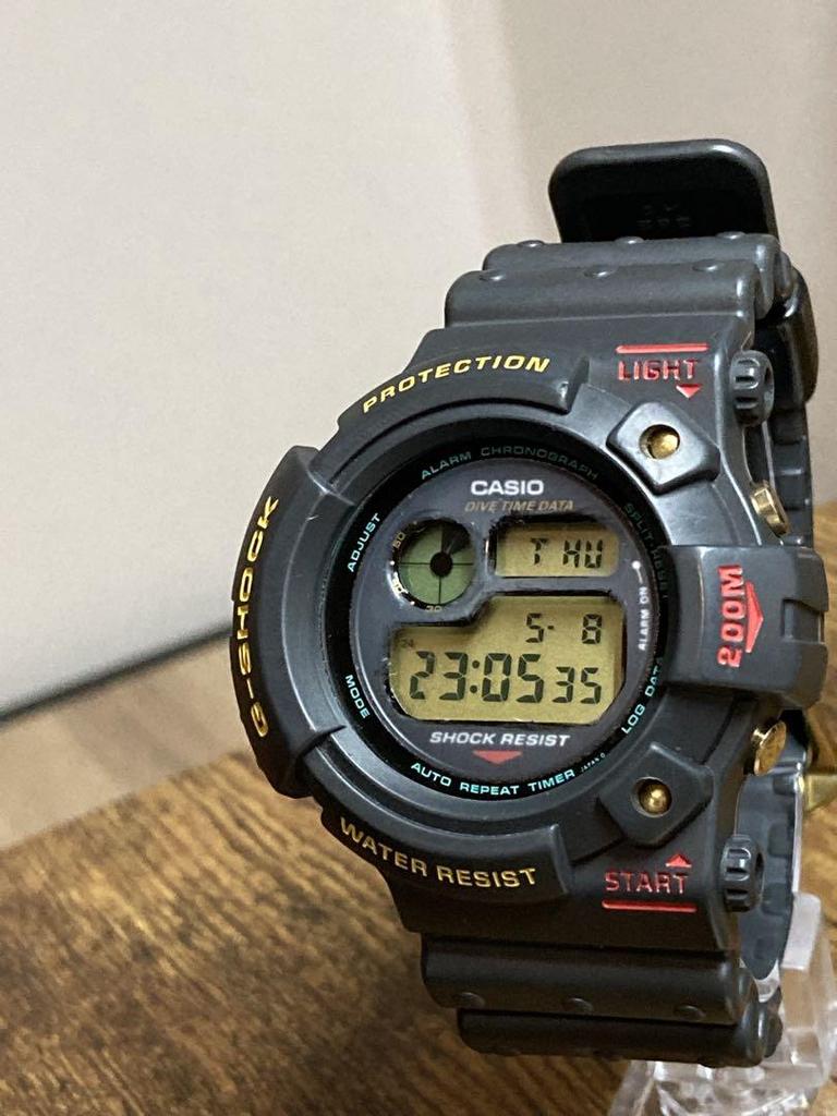 [USED] G-SHOCK DW-6300 First Generation FROGMAN Working Condition No Hydrolysis