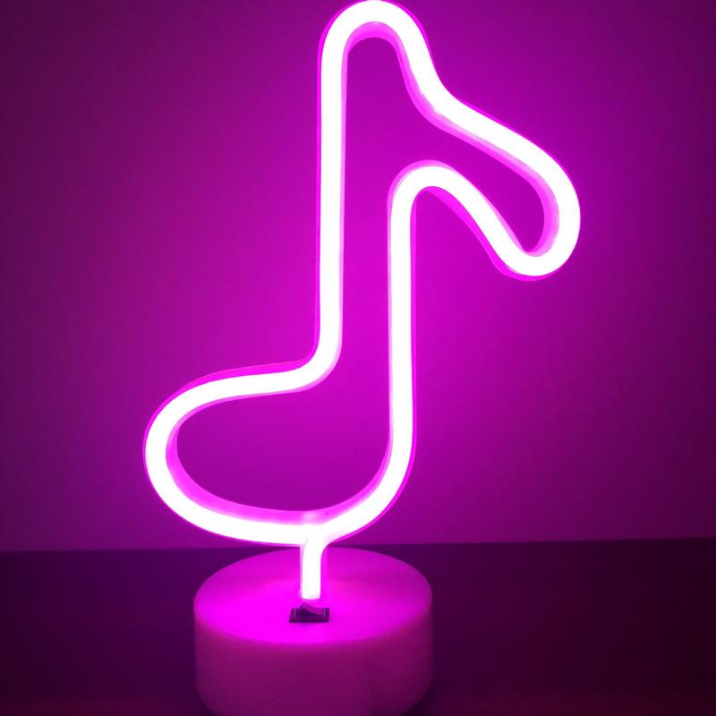 Creative LED Heart Neon Light - Romantic Atmosphere Table Lamp for Bedroom Decor
