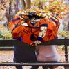 1 PC Automatic Folding Umbrella - Son Goku Pattern Portable Foldable Design With 8 Ribs Christmas Birthday Gifts