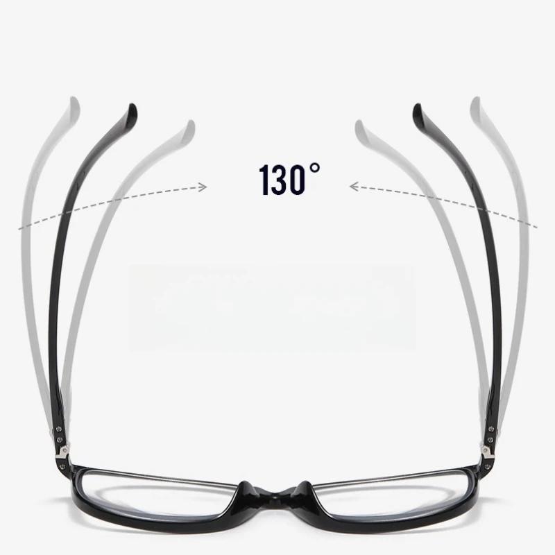 Fashion Square Multifocal Photochromic Reading Glasses Anti Blue Light Glasses Optical Prescription Eyeglasses +1.0 TO +4.0