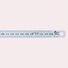 Narrow 13293 Ruler, Silver, 200cm,