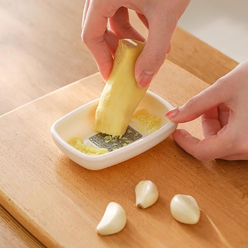 מגרדת ג'ינג'ר ידנית קיצוץ שום מטבח ירקות בישול מזון מגרדת שום מטחנת ג'ינג'ר כלי מטבח גאדג'טים למטבח