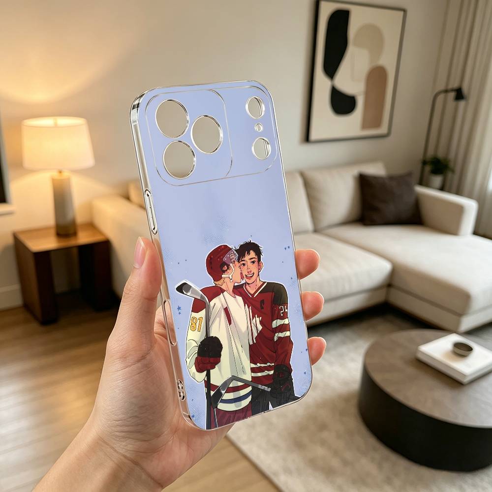 H-heated R-rivalry Cute  Phone Case For iPhone 17 16 15 14 13 12 11 Mini Pro Max Plus Transparent Cover