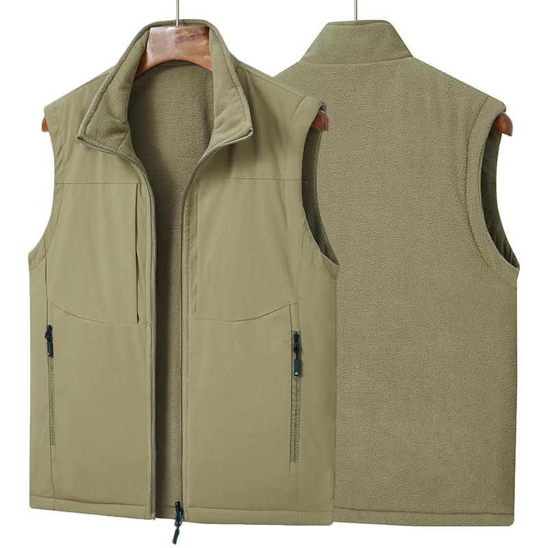

Men s Double-Sided Velvet-Lined Workwear Vest XL