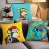 B-Bored Ape ART Pillow Case Office Cushions Suitable For Sofa Car Decorative Cushion Cover