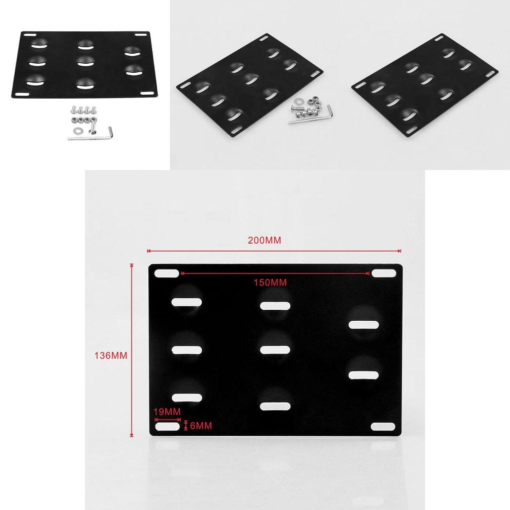 Mount License Plate Bracket Bumper Tow Hook For Mercedes C E S M Glk Gla Class