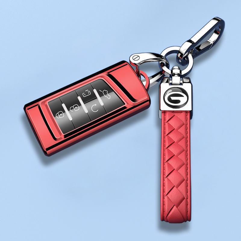 Personalized Key Cover & Lanyard for 20-23 GAC Trumpchi GS4 - Tech Protective Shell