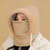 Winter Warm Fleece Lined Cycling Headwear With Neck Gaiter Windproof Ear Protection Men Women
