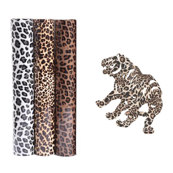 

99 шт., пленка с гравировкой, модный леопардовый принт, теплопередающая виниловая пленка для проектов «сделай сам», пленка с надписями для футболок, толстовок, сумок, шапок