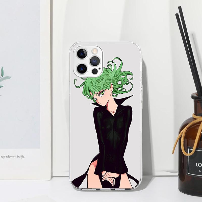 One P-Punch-Man Tatsumaki Phone Case For Iphone 17 Air 16 15 Plus 16E 14 Pro Max 13 Mini 12 11 7 8 SE Fundas Soft Back Cover 17