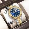 Luxury Man Watch Waterproof Luminous Date Week Men Watch Casual Male Clock Stainless Steel Sports Men's Quartz Watches
