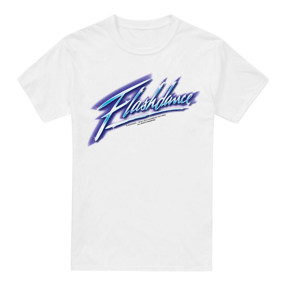 Flashdance Logo T-Shirt S-2XL White XXXL