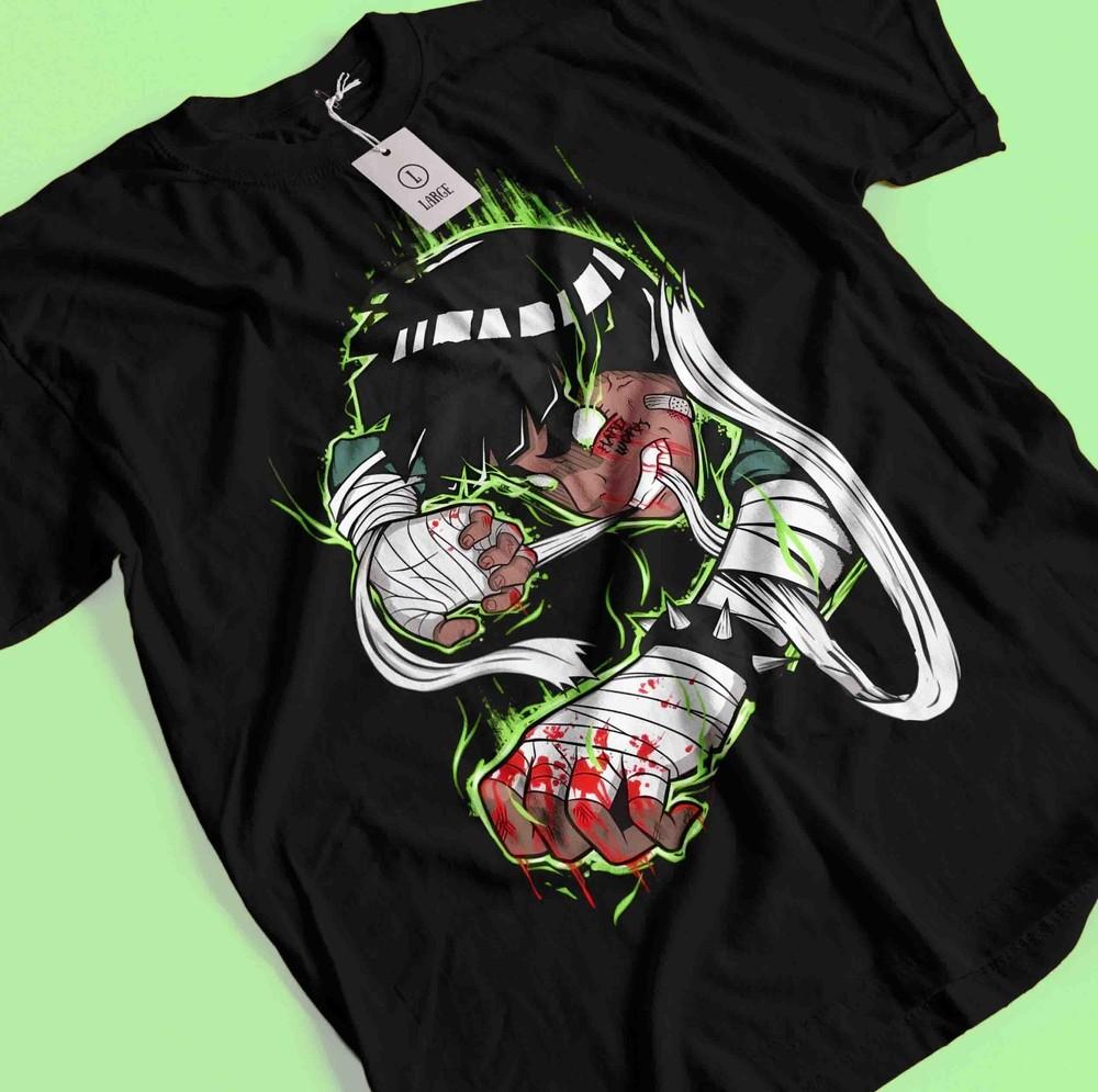 Rock Lee T-Shirt Naruto Tshirt Jiraya Shirt Madara Kakashi Itachi Uchiha Gaara