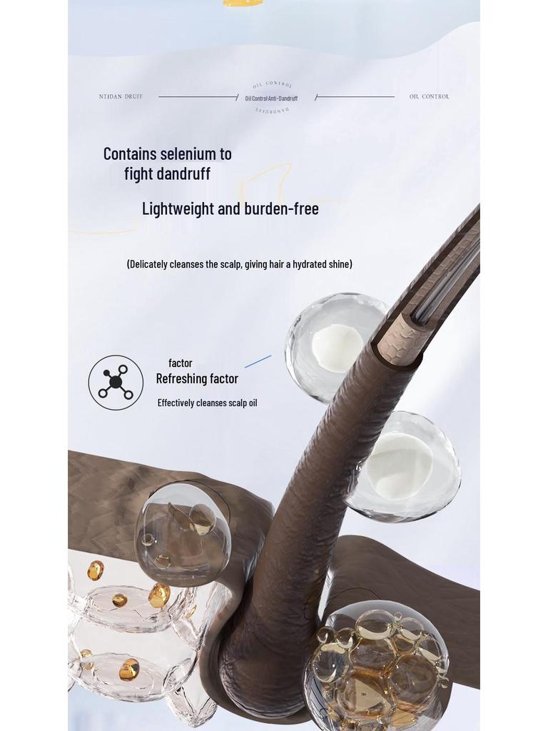 Selenium Sulfide Anti-Dandruff Shampoo: Oil Control, Anti-Itch, Deep Cleansing, Long-Lasting Fragrance for Men and Women.