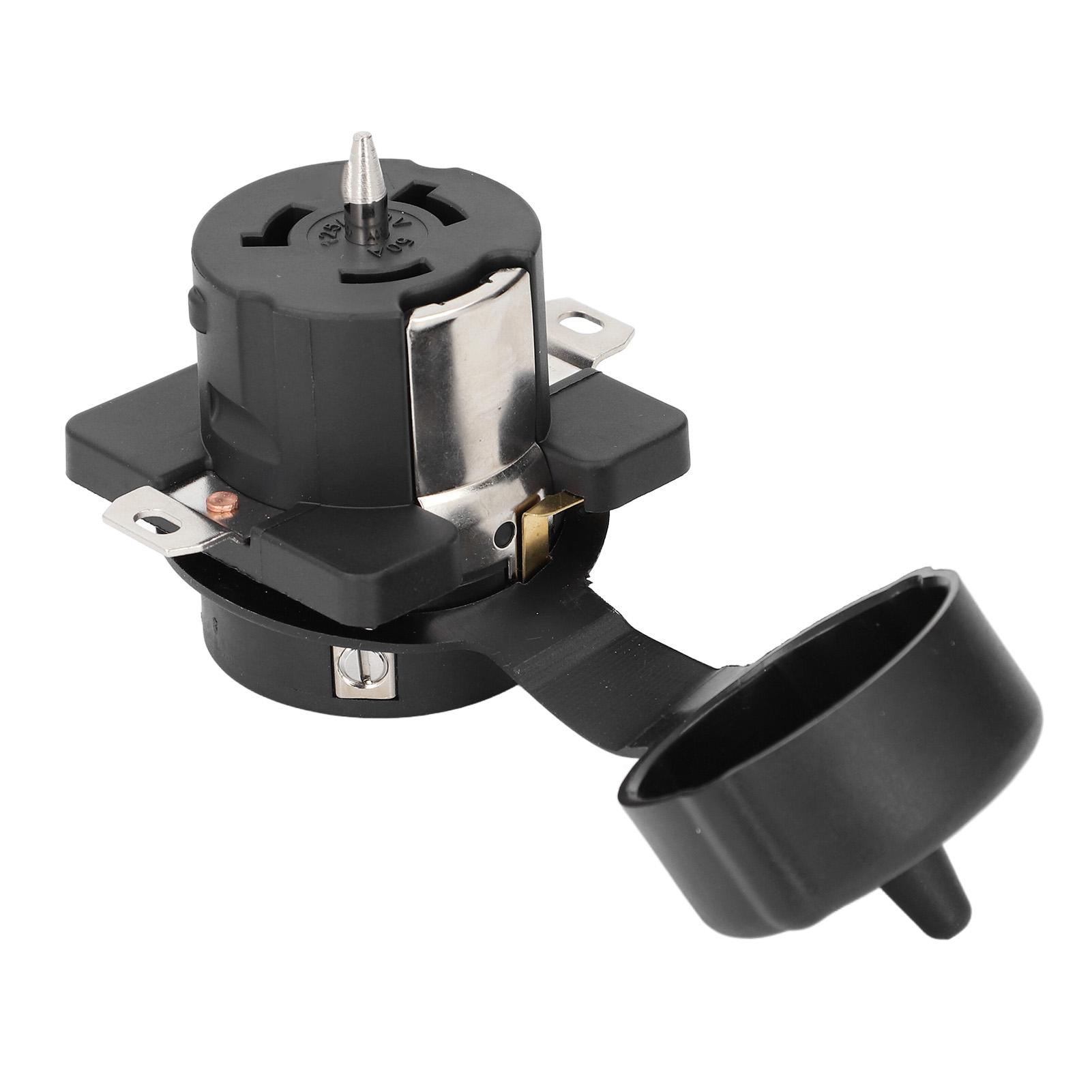 

Generator Connector 50Amp SS250R 125 250V Female 3 Pole 4 Wire Grounding Locking With Weatherproof