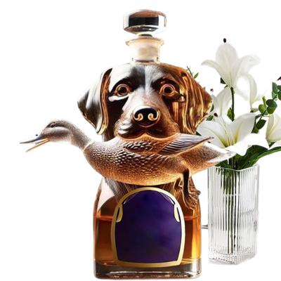 Hunting Dog Whiskey Bottle Hound Glass Decanter Whiskey Bottle Hound Glass Decanter Whiskey Bottle Party Decorations