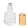Professional Glass Perfume Roller Bottle Portable Essential Oil Roll On Bottles 8MLGold Lid