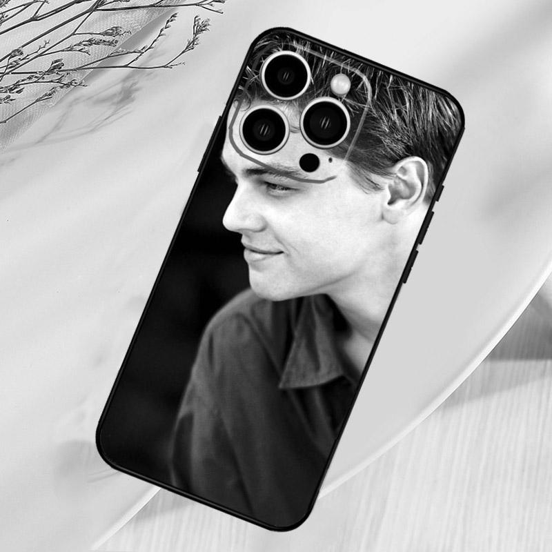 Handsome LEONARDO DICAPRIO Actor Phone Case For iPhone 17 Pro Max 15 14 13 12 11 16 Pro Max Plus 12 13 Mini 16e 17 Air Cover