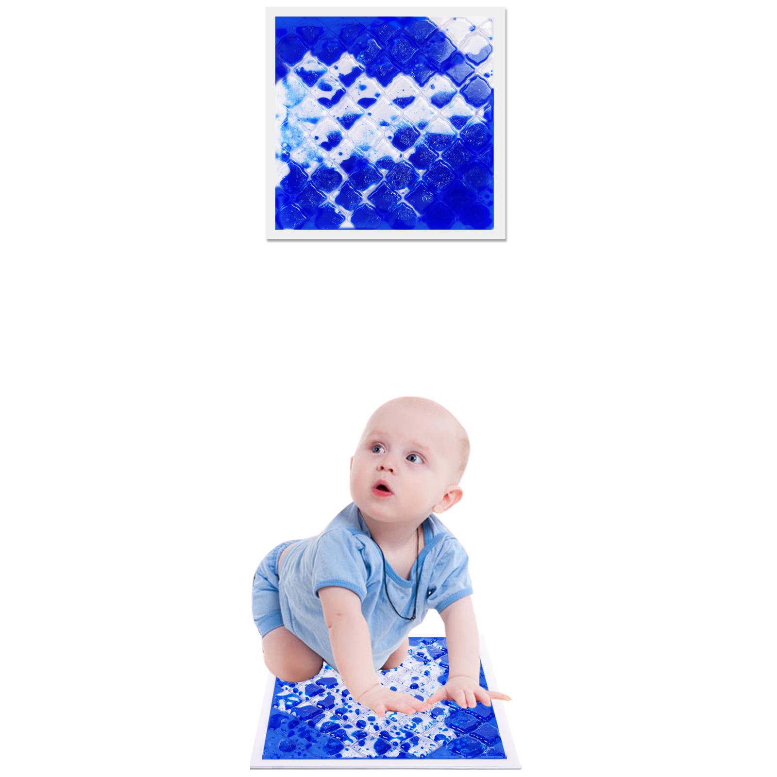 

1PCS Kids Sensory Board Tiles And Sensory Liquid Floor Ideal for Playrooms & Therapy Rooms - Diverse Sensory Play Experience разноцветный
