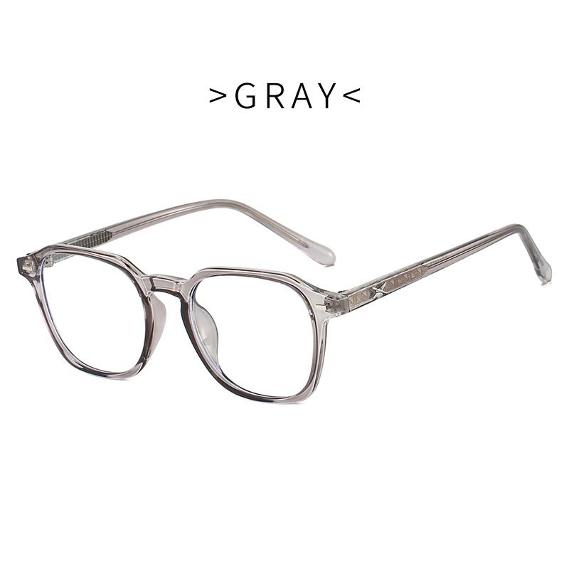 Men's and Women's Anti Blue Light Glasses - Square Women's Transparent Glasses for Daily Commuting