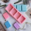 Handmade Round Soap Mold DIY Lotion Shampoo Bar Soap Making Silicone Moulds Gift