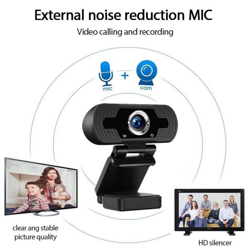 Webcam 1080p Full Hd Usb Webcam For Pc Desktop & Laptop Web Camera With Microphone/fhd Full Hd 1080p Output