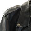 HARLEY DAVIDSON 90s Old leather Double riders jacket XXL black Big Size Men's Used