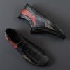 New Men'S Casual Sports Shoes Flat Vulcanized Shoes Men Pu Leather Zipper Loafers Spring Autumn Fashion Trendy Sneakers