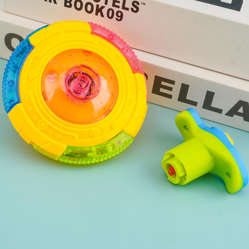 Children's Light-Up Musical Rotating Top Toy for Boys and Girls