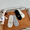 Cute Big Eyes Women's Boat Socks That Won't Fall Off Thin Cotton Socks Women's Solid Color Non-slip Invisible Socks
