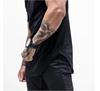 Muscleguys Men's New Fresh and Breathable Tops Patchwork Cotton&Mesh T-shirt Fitness Bodybuilding Short-sleeve Tranning Clothing