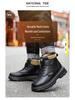 2025 Winter Girls' and Boys' Warm Cotton Martin Boots - Soft Sole, Trendy, for Primary School Students.